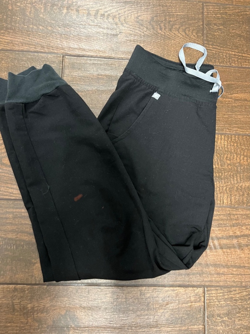 Small Black Zamora Jogger Scrub petite pants